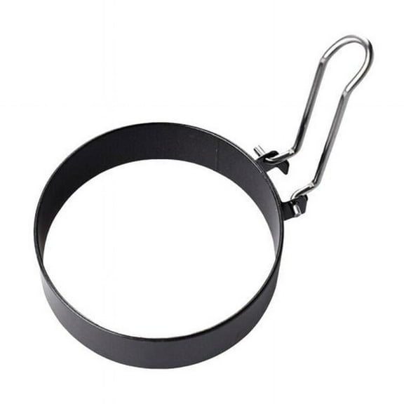 1Pc Nonstick Steel Handle Round Egg Rings Poached Grinder Shaper M9I1