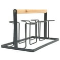 thumbnail image 1 of 1Pc Nordic Style Water Cup Draining Rack Coffee Mug Storage Holder (Black), 1 of 9