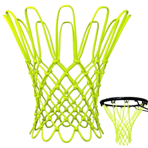 1Pc Nylon Basketball Net Green 500mm for making