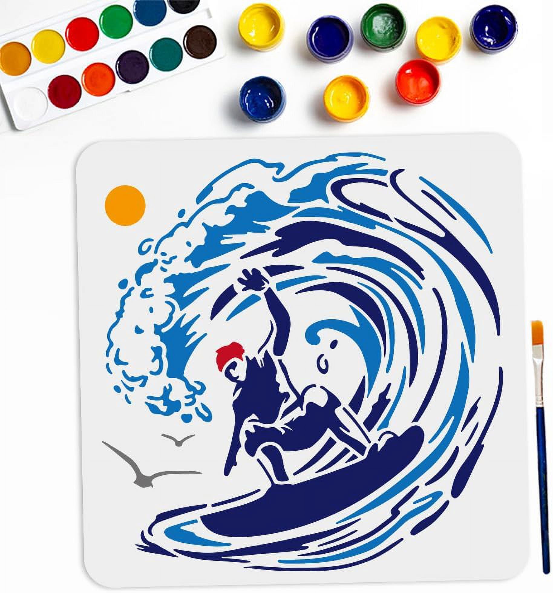 1Pc PET Hollow Out Drawing Painting Stencils for DIY Scrapbook oto ...