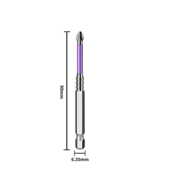 1Pc PH2 Screwdriver Bit Non-slip Magnetic Batch Head Drill Bit 25-150mm Driver Bit For Electric Driver Hand Drill Tool Parts