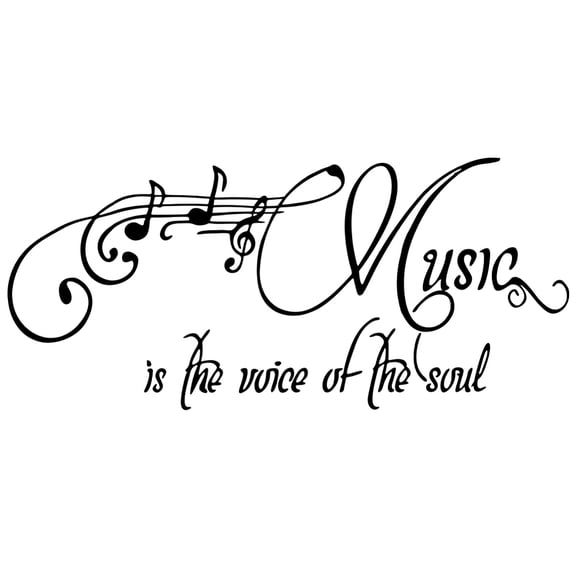 1Pc PVC Plastic Wall Stickers Wall Decorations Musical Note Pattern White 600x270x0.2mm for DIY