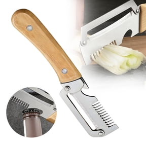 1Pc Peeler Julienne Peeler For Kitchen,Wood Yellow