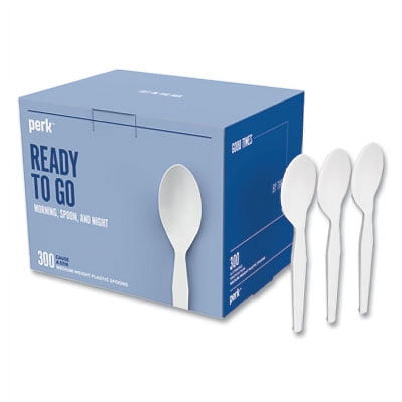 Eco-ID Mediumweight Compostable Cutlery, Fork, White, 300/Pack Eco-ID Mediumweight Compostable Cutlery, Fork, White, 300/Pack