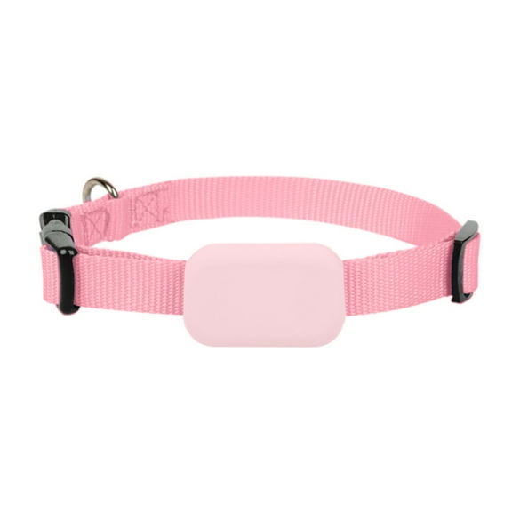 1Pc Pet Gps Tracker Collar, Dog & Cat Anti-Lost Real-Time Global Positioning Device, Compatible With Ios - Pink[