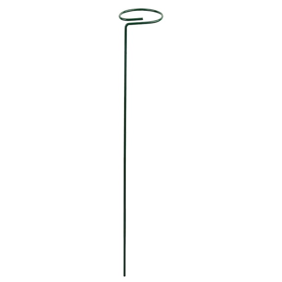 1Pc Plant Support Stakes, 9.84inch Flower Stem Support Cage for Peony and Rose, Heavy Duty Garden Plant Cages, Dark Green Plant Support for Orchids, Amaryllis, Tall Flowers, Tomato Plants