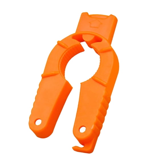1Pc Plastic Bottle Cap Opener,3 In 1 Multi-Purpose Water Bottle Opener For Arthritic Hands,Seniors,Water Bottle Opener For Canned Beer,Orange Soda Can Opener Kitchen Gadgets,Bottle Cap Opener