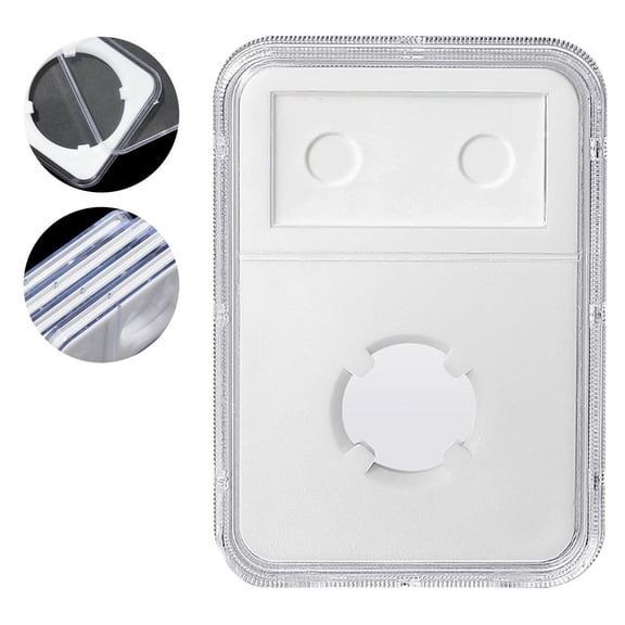 1Pc Plastic Coin Holders Coin Display Slab Display Holders Acrylic Collectors Protectors Storage Cases Four Point For Storing Displaying Old