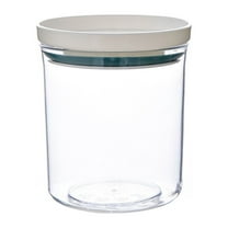 1Pc Plastic Jars with Lids Clear Storage Container, Leakproof Plastic Mason Jars, Empty Round Grain Container, Storage Jars for Storing Dry Food, Peanut, Spice, Cookie, Candy(Clear,3.3x3.3x3.9")