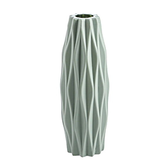 1Pc Plastic Shatterproof Flower Pot Vase, Plastic Vases For Flowers, Study Room Home Wedding Decor, Geometric Finishes, For Dried Or Silk Flowers, Branches Or Others