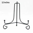 thumbnail image 1 of 1Pc Plate Stands Iron Display Easel Photo Picture Bowl Dish Book Holder Frame Black, 1 of 7