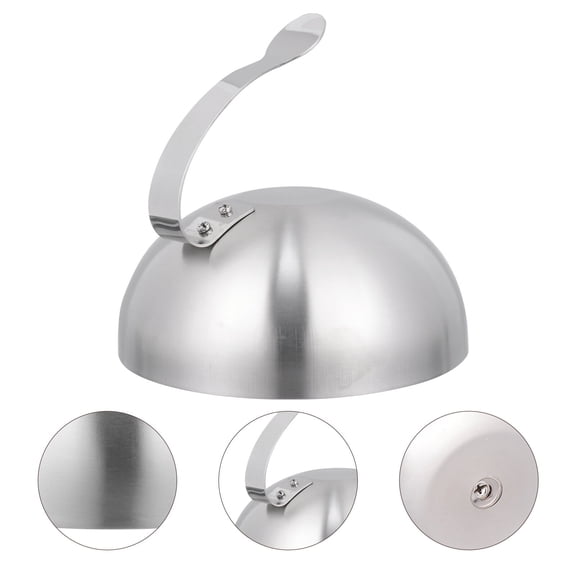Alasum Stainless Steel Meat Resting Cover Protective Cover Family Banquet 1 Pc