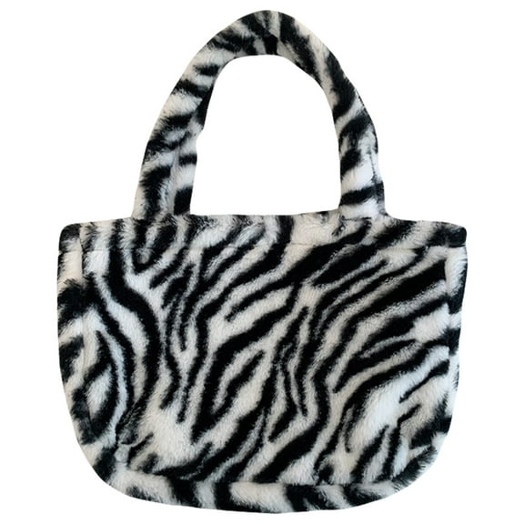 Women's Plush Shoulder Bag with Soft Underarm Pouch, Magnetic Button Closure, Stylish and Comfortable Everyday Carrying Accessory