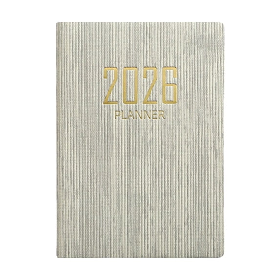 1Pc Pocket Notebook Journals A7 Size,Hardcover Journal Lined Notebook,Daily Plan Notebook with Travel Diary Function,College Ruled Notepad for Writing Office Home Supplies, 3 x 4.1 Inch(Beige)