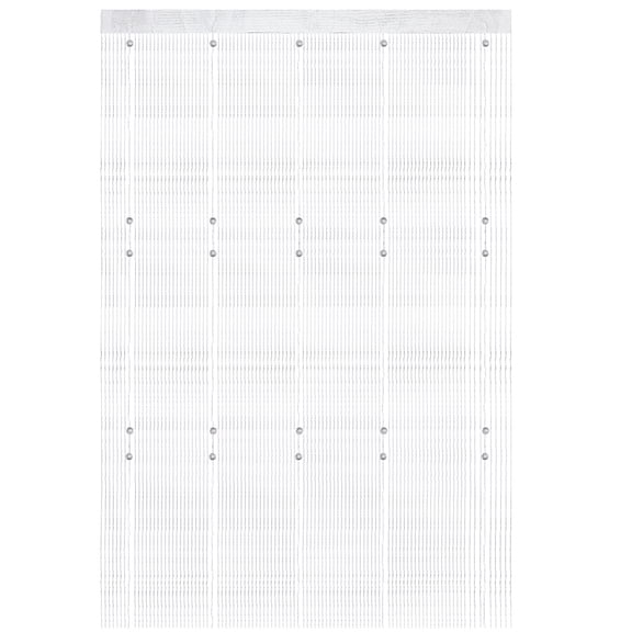 1Pc Polyester Window Doors String Curtain White 2000x1000x1mm