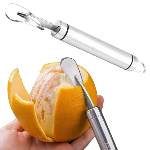 1Pc Pomelo Peeler Pomelo Peeler For Kitchen,Stainless Steel Silver
