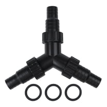 1Pc Pond Pump Y Divider Valve Connector Water Distributor Valve Connector Pond Hose Adjustable Splitter Replacement Parts