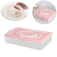 thumbnail image 1 of 1Pc Portable Deviled Egg Container Keeper Eggs Storage Case with Handle And Lid,Stackable Storage Carrier Egg Holder Deviled Egg Tray for Refrigerator Easter Party Holding 24/48/72 Eggs,Pink,1 Layer, 1 of 8