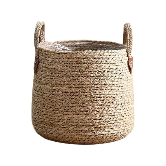 1Pc Pot for Artificial Tree Indoor, Vase for Olive Tree Indoor, Pot, Planter for (10.2X11In) Happy Day!