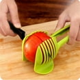 thumbnail image 1 of 1Pc Potato Food Tomato Onion Lemon Vegetable Fruit Slicer Egg Peel Cutter Holder, 1 of 1