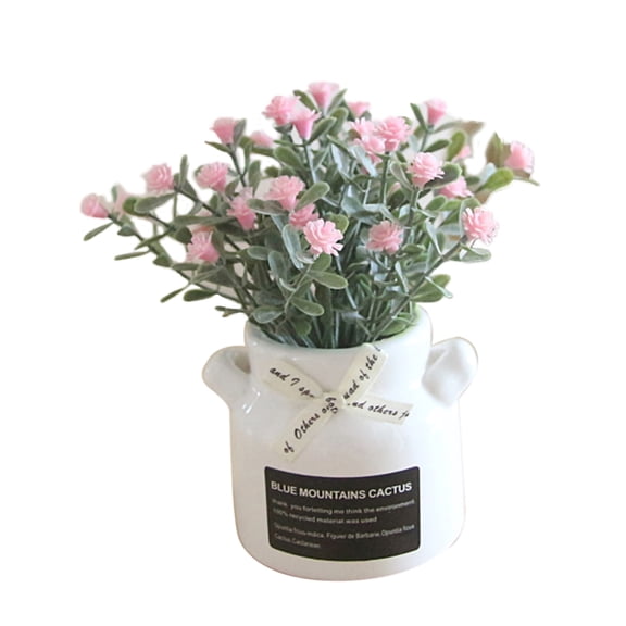 1Pc Potted Artificial Flower Babysbreath Bonsai DIY Garden Wedding Party Decor