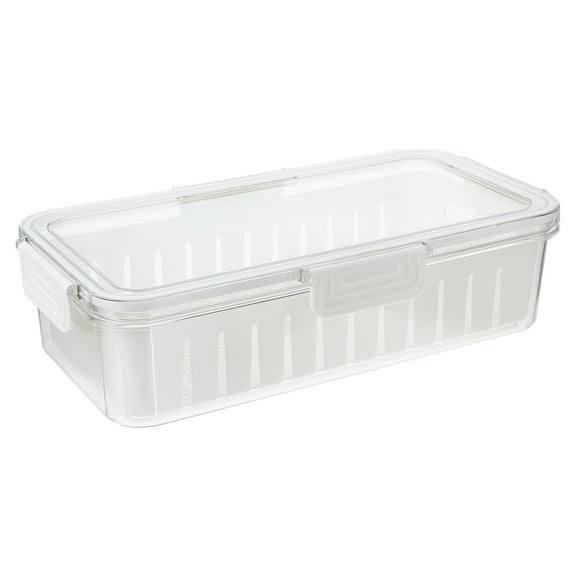 White Plastic Drain Box for Storage with Multifunctional Structure and Reliable Use Experience 1Pc
