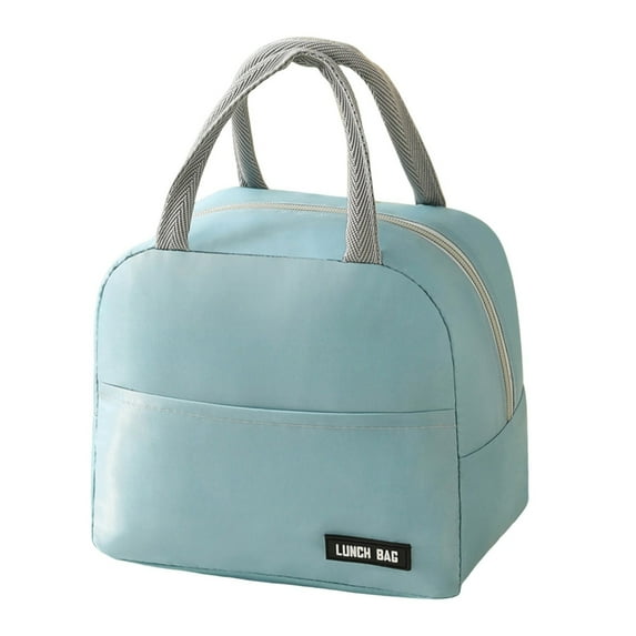 1Pc Premium Lunch Bag for Women & Men Adult Insulated Lunch Box, Small Leakproof Cooler Food Lunch Containers Reusable High Capacity Lunch Tote Bags for Work, Travel, Outdoor(Green,9x5.5x7.8")