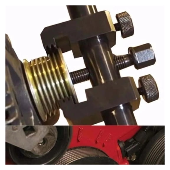 1Pc Puller For Ribbed Drive Pulley, Crankshaft Remover, Car RepairTool