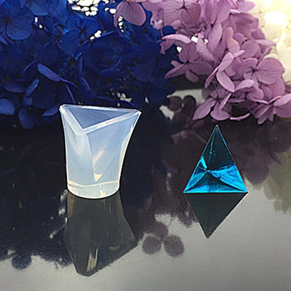 1Pc Pyramid Silicone Molds Resin Casting Molds Home Decoration Craft ...