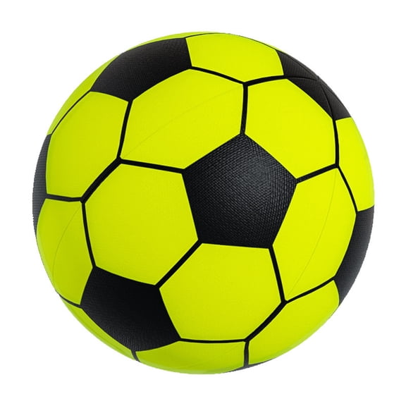 1Pc Quiet Soccer Ball, 24Cm Fluorescent Black Indoor Kids Silent Soccer, Perfect For Children Play & Training