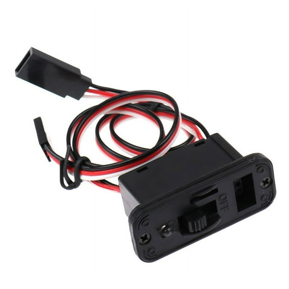 1Pc RC Switch Connectors Heavy Duty RC Switch With LED JR RC On/Off Connector WA