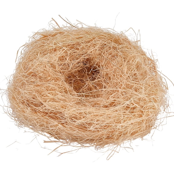 1Pc Raffia Grass Thread Filler for Gift Wrapping Easter Basket Filling Light Khaki 0.2~1mm