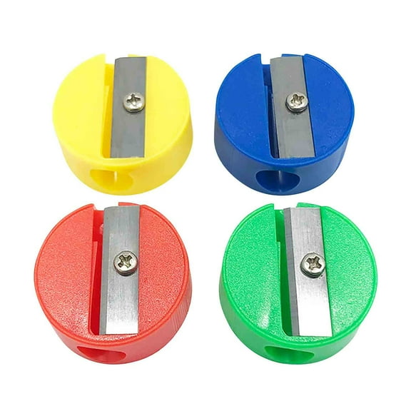1Pc Random Color Mini Manual Portable Pencil Sharpener for Student Office Stationery Pencil Sharpeners Pencil Sharpeners Writing and Correction Supplies
