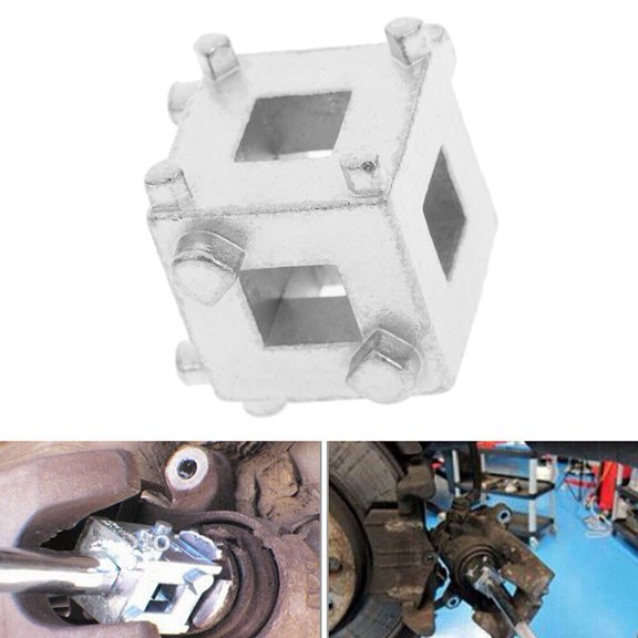 1Pc Rear Disc Brake Caliper Piston Rewind/Wind Back Cube Tool 3/8\" Drive Too\'Wr