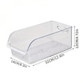 thumbnail image 1 of 1Pc Refrigerator Storage Box Food-Grade Fresh-Keeping Box Household Vegetable, Fruit and Egg Special Drawer Kitchen Organization, 1 of 8