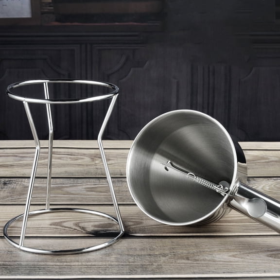 1Pc Removable Funnel Stand Stainless Steel Stable Structure for Home Cooks