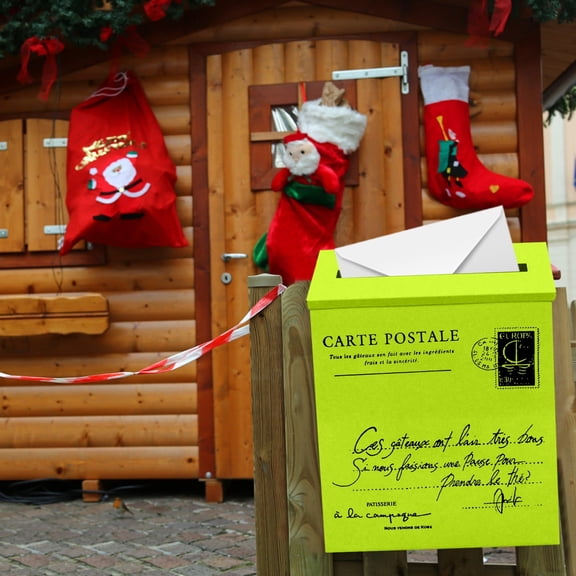 1Pc Retro Mailbox Clearance! Vintage Mailbox Iron Mailbox Hanging Wall Suggestion Box Mailbox Home Decoration Shooting Props Wall Wall Decoration