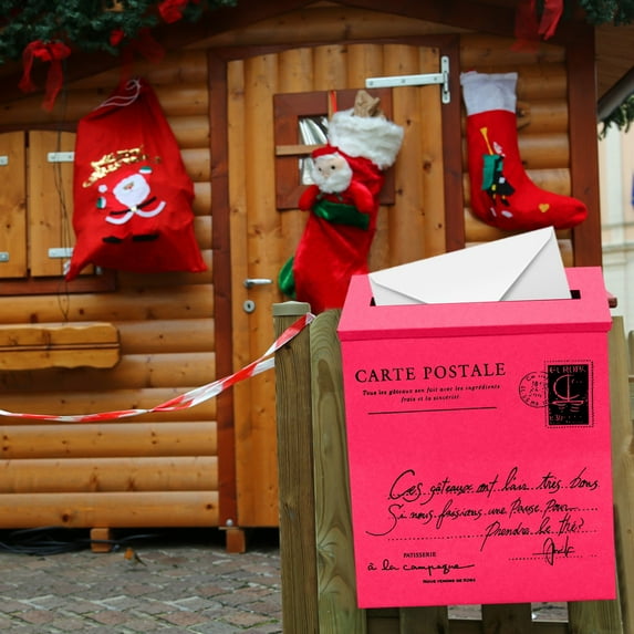 1Pc Retro Mailbox Clearance! Vintage Mailbox Iron Mailbox Hanging Wall Suggestion Box Mailbox Home Decoration Shooting Props Wall Wall Decoration