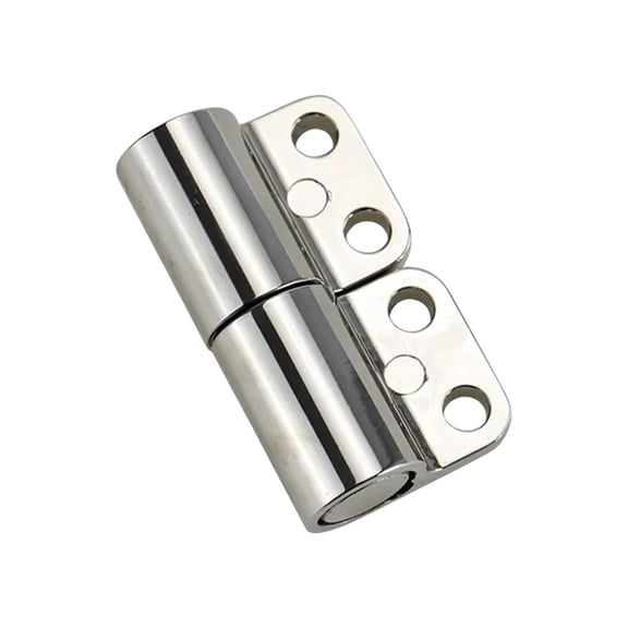 1Pc Right Hand Lift Off Hinge, Detachable Friction Positioning Hinge with Damping Soft Close, 52x43mm Free Stop Torque Hinge for Industrial Cabinets
