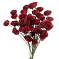 thumbnail image 1 of 1Pc Roses Artificial Flowers,Realistic Fake Rose with Stem,6 Head Artificial Roses with Long Stems for Bridal Wedding Home Bridal Shower Mother's Day Valentines Day Home Decoration,B,31", 1 of 7