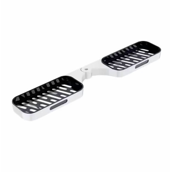 1Pc Rotatable Bathroom Storage Rack, Wall Mounted Wall-Mounted Floating Shelves