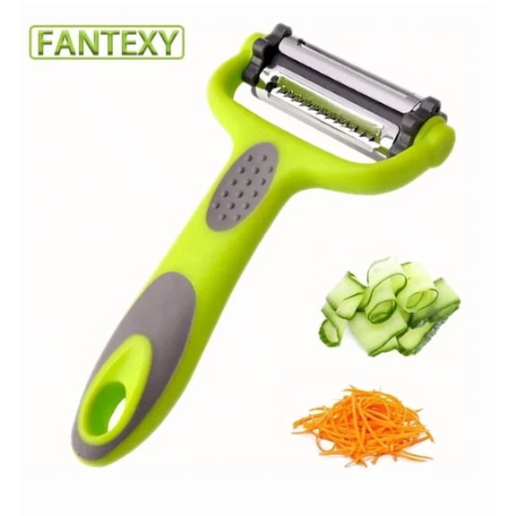 1Pc Rotatable Fruit & Vegetable Peeler - Multifunctional Slicer & Shredder Tool