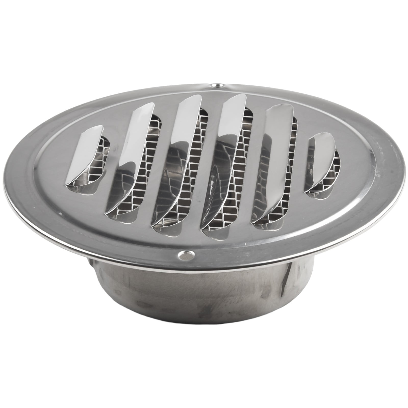 1Pc Round Stainless Steel Air Vent Grille Insect Protection Exterior Wall Ducting Ventilation Tools 70-300Mm Exhaust Hoods Vents