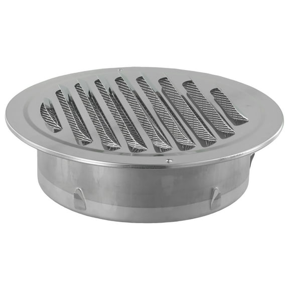 1Pc Round Stainless Steel Air Vent Grille Insect Protection Exterior Wall Ducting Ventilation Tools 70-300Mm Exhaust Hoods Vents