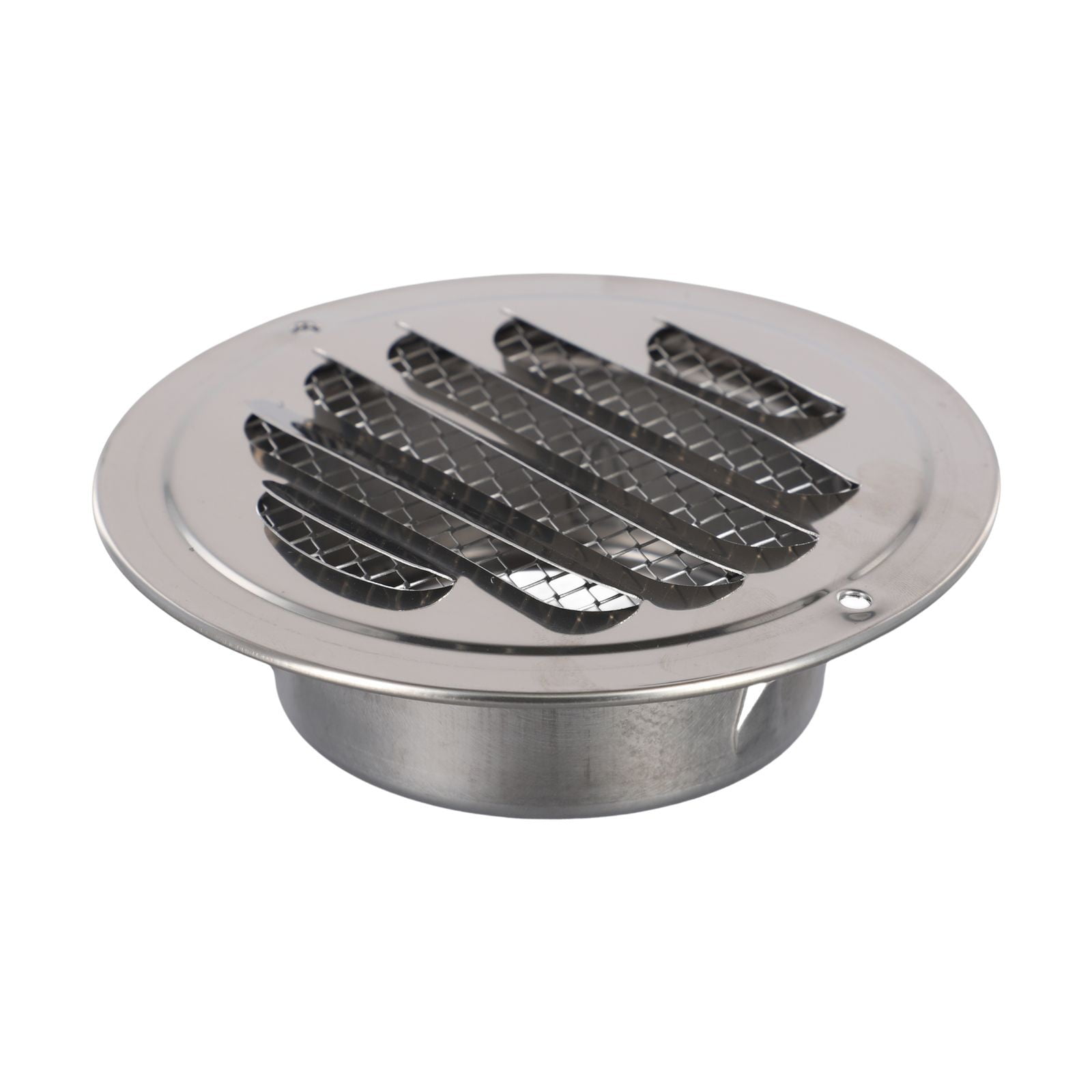 1Pc Round Stainless Steel Air Vent Grille Insect Protection Exterior Wall Ducting Ventilation Tools 70-300Mm Exhaust Hoods Vents