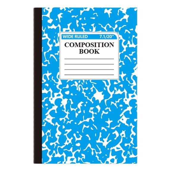 1Pc Ruled Composition NoteBook, Marble Cover Notepad Lined Journal Notebooks for Office Supplies Notes Taking Writing, 5.5 X 8.27 in, bldnkj