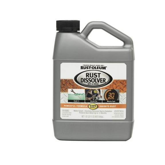 1Pc Rust-Oleum 293617 Automotive Rust Dissolver, 1 Quart