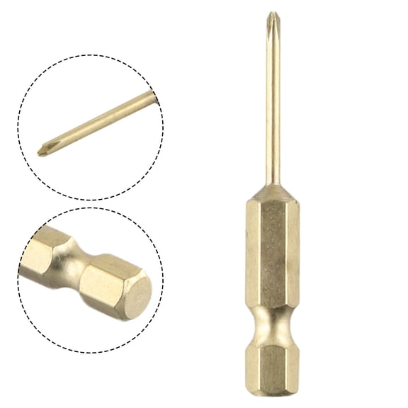 1Pc Screwdriver Bit Ph00 Ph0 Ph1 Ph2 1/4Inch Shank For Electric Hand Screwdriver 1.6 2.0 2.5 3.0 3.5 4.0 4.5 6.0Mm Tool Parts 1/4X50X2.0Xph0 Fangkenuo