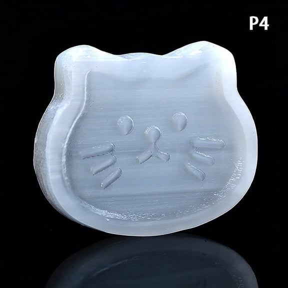 1Pc Selenite Crystal Bowl Plate Rough Carved Quartz Crystal Grid Fengshui Quartz Mineral Chakra For Home Decor Healing Gift