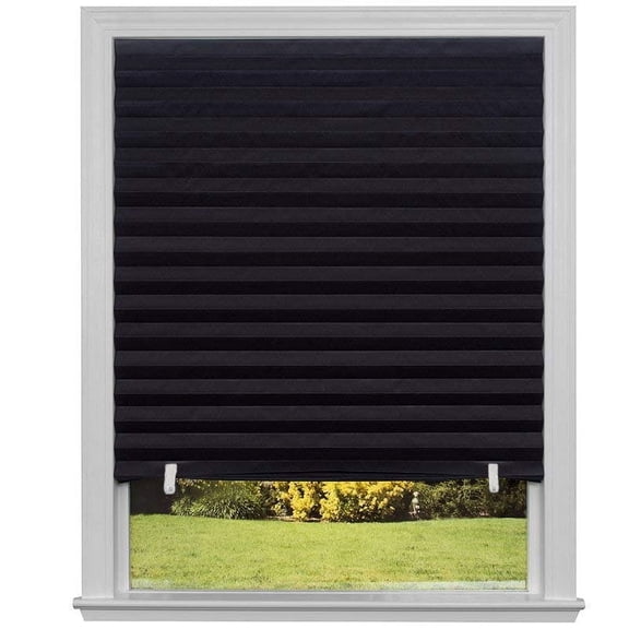 1Pc Shades Self-adhesive Half Windows Nonwoven Folding Curtain Bathroom Balcony Living Room Balcony Curtains Pleated Blinds